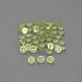 Achetez naturel ct vert péridot gems, coupe roude, en provenance chine chez gemselect. en stock, livraison internationale!