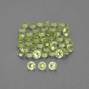 Achetez naturel 1,47ct vert péridot gems, coupe roude, en provenance chine chez gemselect. en stock, livraison internationale!