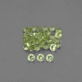 Achetez naturel 1,50ct vert péridot gems, coupe roude, en provenance chine chez gemselect. en stock, livraison internationale!