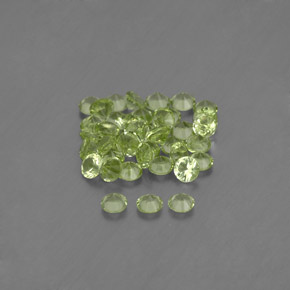 Achetez naturel 1,50ct vert péridot gems, coupe roude, en provenance chine chez gemselect. en stock, livraison internationale!