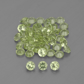 Achetez naturel ct vert péridot gems, coupe roude, en provenance chine chez gemselect. en stock, livraison internationale!