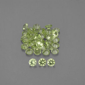 Achetez naturel ct vert péridot gems, coupe roude, en provenance chine chez gemselect. en stock, livraison internationale!