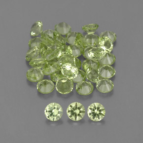 Achetez naturel ct vert péridot gems, coupe roude, en provenance chine chez gemselect. en stock, livraison internationale!