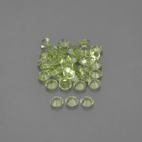 Achetez naturel ct vert péridot gems, coupe roude, en provenance chine chez gemselect. en stock, livraison internationale!