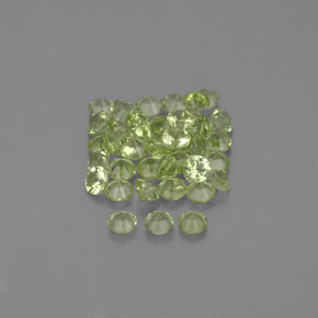 Achetez naturel ct vert péridot gems, coupe roude, en provenance chine chez gemselect. en stock, livraison internationale!