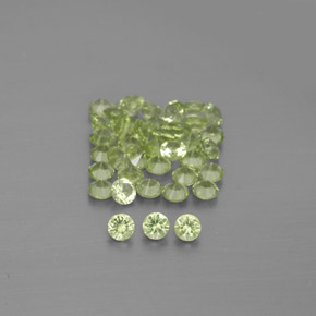 Achetez naturel ct vert péridot gems, coupe roude, en provenance chine chez gemselect. en stock, livraison internationale!