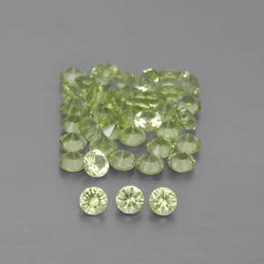 Achetez naturel ct vert péridot gems, coupe roude, en provenance chine chez gemselect. en stock, livraison internationale!