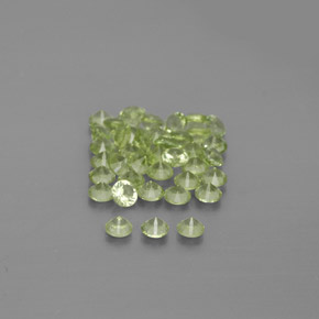 Achetez naturel ct vert péridot gems, coupe roude, en provenance chine chez gemselect. en stock, livraison internationale!