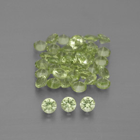 Achetez naturel ct vert péridot gems, coupe roude, en provenance chine chez gemselect. en stock, livraison internationale!