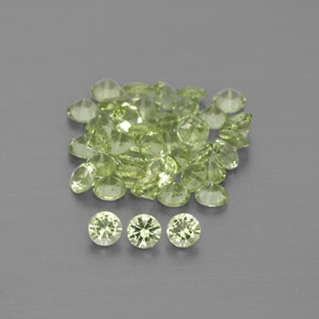 Achetez naturel ct vert péridot gems, coupe roude, en provenance chine chez gemselect. en stock, livraison internationale!