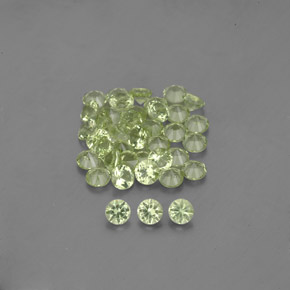Achetez naturel 1,46ct vert péridot gems, coupe roude, en provenance chine chez gemselect. en stock, livraison internationale!
