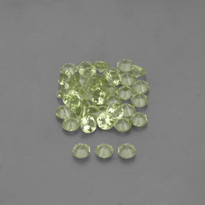 Achetez naturel 1,46ct vert péridot gems, coupe roude, en provenance chine chez gemselect. en stock, livraison internationale!