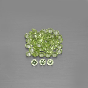 Achetez naturel ct vert péridot gems, coupe roude, en provenance chine chez gemselect. en stock, livraison internationale!