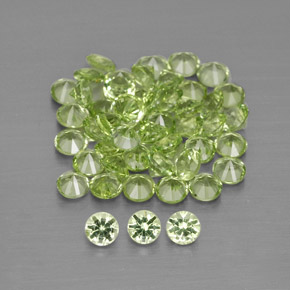 Achetez naturel ct vert péridot gems, coupe roude, en provenance chine chez gemselect. en stock, livraison internationale!