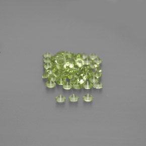 Achetez naturel 1,48ct vert péridot gems, coupe roude, en provenance chine chez gemselect. en stock, livraison internationale!