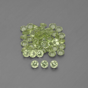 Achetez naturel ct vert péridot gems, coupe roude, en provenance chine chez gemselect. en stock, livraison internationale!