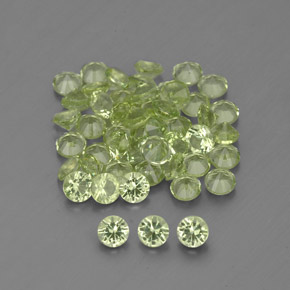 Achetez naturel ct vert péridot gems, coupe roude, en provenance chine chez gemselect. en stock, livraison internationale!