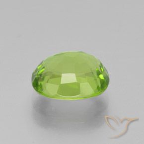 Péridot Vert moyen naturelle Coupe coussin, 2.16 ct, VS