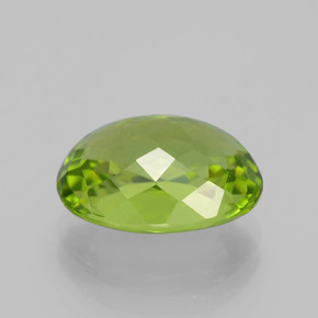 Péridot Vert moyen naturelle Coupe ovale, 4.99 ct, VS