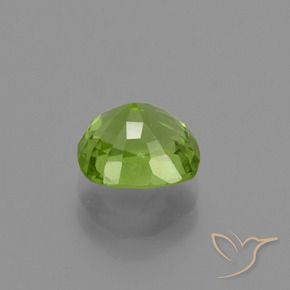 Péridot Vert éclatant naturelle Coussin, 1.98 ct, VS