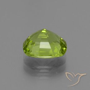 Péridot Vert moyen naturelle Coussin, 2.20 ct, VS