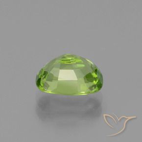 Péridot Vert éclatant naturelle Coussin, 2.05 ct, VVS-VS