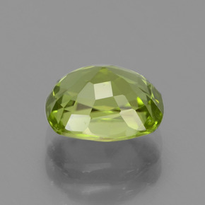 Péridot Vert éclatant naturelle Coupe coussin, 2.24 ct, VVS-VS