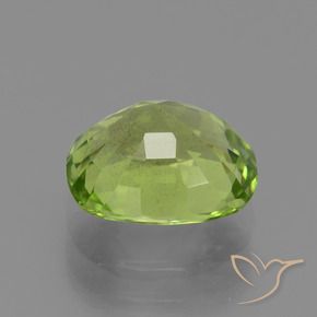 Péridot Vert moyen naturelle Coussin, 2.42 ct, VS