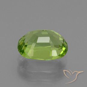 Péridot Vert éclatant naturelle Coussin, 2.06 ct, VS