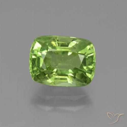 2.14ct Naturel Vert moyen Péridot, Coussin, VS