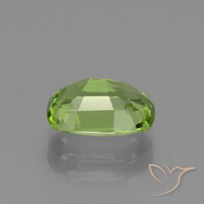 Péridot Vert moyen naturelle Coussin, 1.96 ct, VS