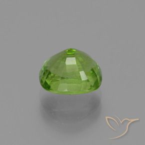 Péridot Vert moyen naturelle Coussin, 2.40 ct, VS