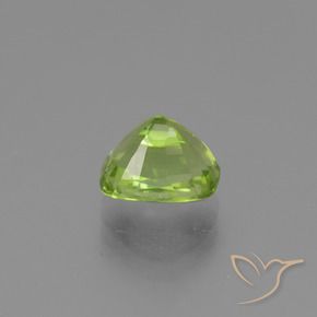 Péridot Vert moyen naturelle Coussin, 2.55 ct, VS