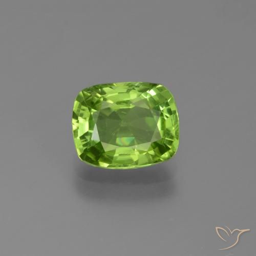 1.91ct Naturel Vert moyen Péridot, Coussin, VS