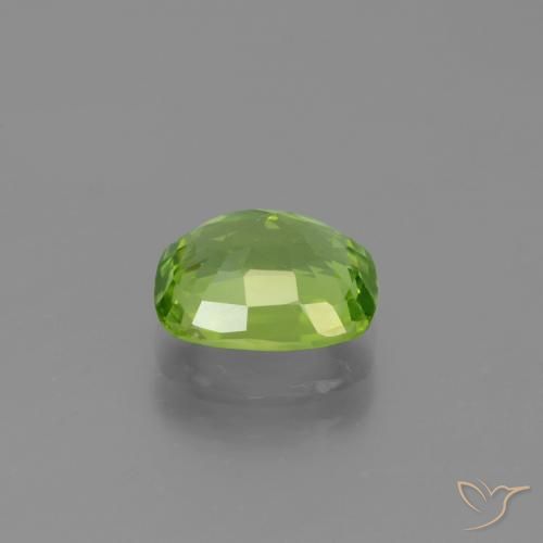 Péridot Vert moyen naturelle Coussin, 1.91 ct, VS