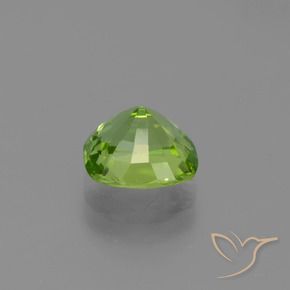 Péridot Vert éclatant naturelle Coussin, 1.92 ct, VS