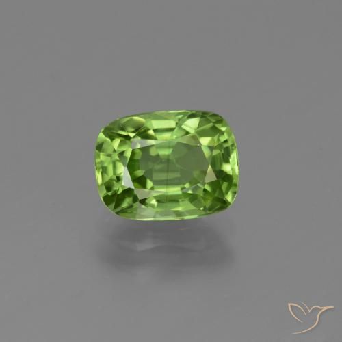 1.95ct Naturel Vert moyen Péridot, Coussin, VS