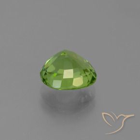 Péridot Vert moyen naturelle Coussin, 2.26 ct, VS