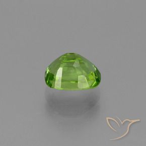 Péridot Vert éclatant naturelle Coussin, 1.98 ct, VS
