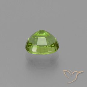 Péridot Vert éclatant naturelle Coussin, 2.24 ct, VS-SI