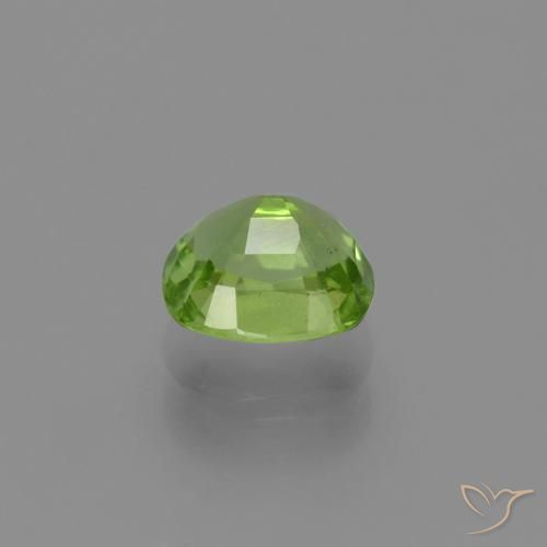 Péridot Vert moyen naturelle Coussin, 2.13 ct, VS-SI