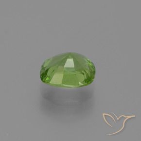 Péridot Vert moyen naturelle Coussin, 2.03 ct, VS-SI