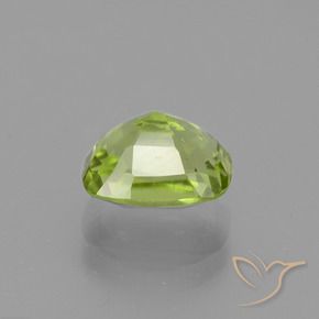 Péridot Vert moyen naturelle Coussin, 2.04 ct, VS