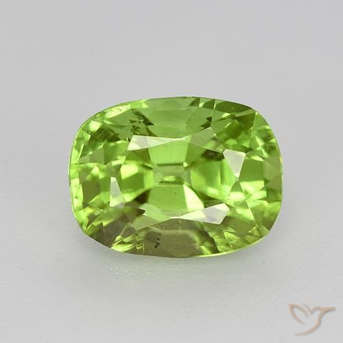 1.99ct Naturel Vert moyen Péridot, Coussin, VS