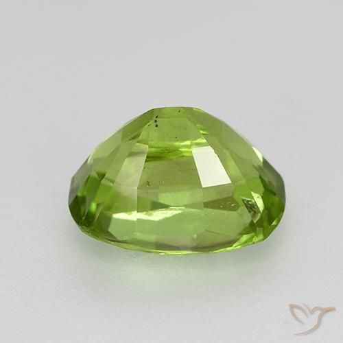Péridot Vert moyen naturelle Coussin, 1.99 ct, VS