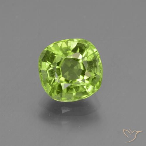 2.06ct Naturel Vert moyen-léger Péridot, Coussin, VS