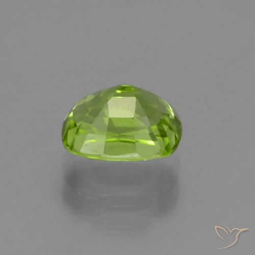 Péridot Vert éclatant naturelle Coussin, 2.19 ct, VS