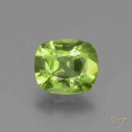 1.98ct Naturel Vert moyen Péridot, Coussin, VS