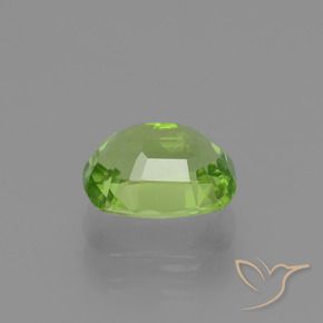 Péridot Vert moyen naturelle Coussin, 2.29 ct, VS
