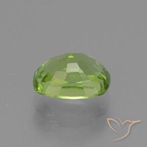 Péridot Vert éclatant naturelle Coussin, 2.07 ct, VS
